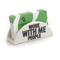 "Clearance Sale" Our Name Is Mud - Work With Me Business Card Holder 4044303