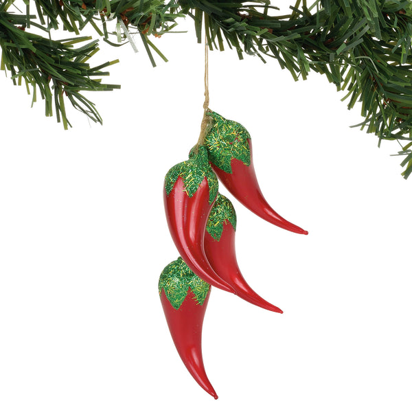 Department 56 - Chili Pepper Glass Ornament 4059235