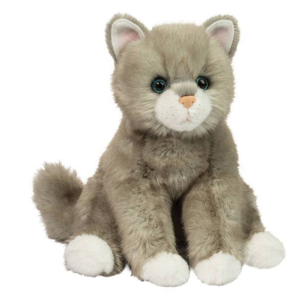 Douglas Cuddle Toys - Floppy Gray Cat Rita Plush Stuffed Plushie 4395