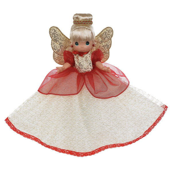 Precious Moments Doll Cone Tree Topper - Christmas Blessings To You Angel 4696