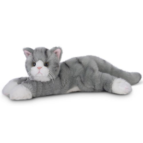 Bearington - Grey Cat Plush Toy Soft Feline Plushie Socks Gray 519802