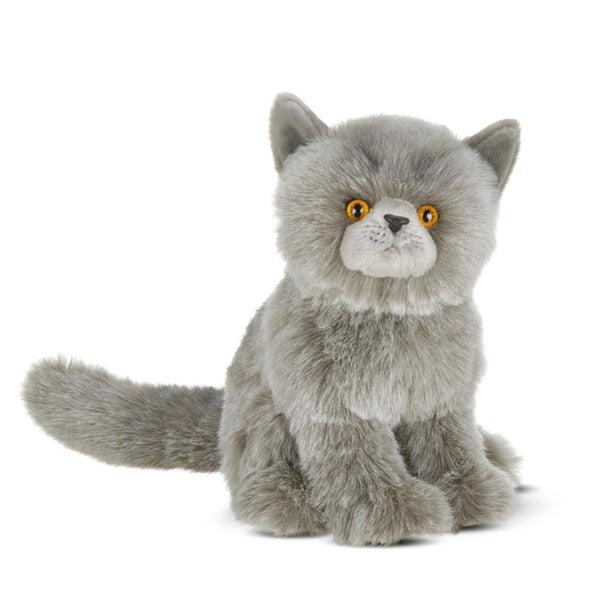 The Bearington Collection - Blue Grey Cat Plush Toy Stuffed Plushie 519827