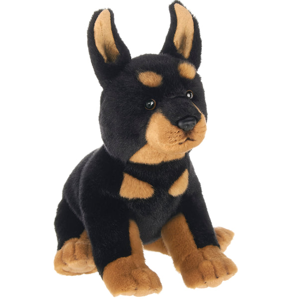 The Bearington Collection - Doberman Plush Toy Stuffed Dog Plushie