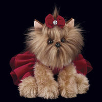 The Bearington Collection - Yorkie in Christmas Costume Dog Plush Toy 540160