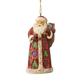 "Sale" Jim Shore Heartwood Creek - Santa with Toy Bag Ornament 6004302