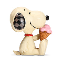 Jim Shore Peanuts - Ice Cream Waffle Cone Snoopy Figurine 6005953