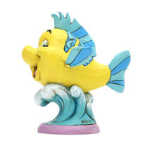 Jim Shore Disney Traditions - Flounder Personality Pose Little Mermaid Figurine 6005955