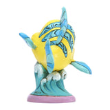 "Sale" Jim Shore Disney Traditions - Flounder Personality Pose Little Mermaid Figurine 6005955