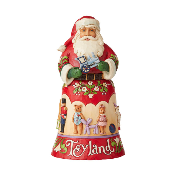 Jim Shore Heartwood Creek - Toyland Santa Christmas Figurine 6006630
