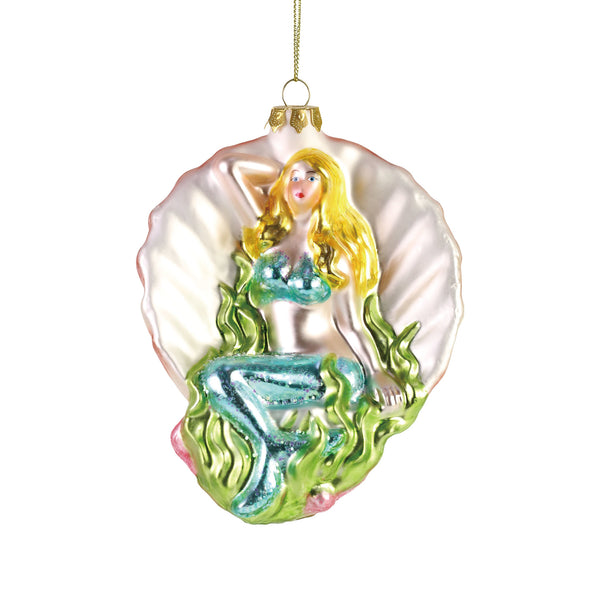 Department 56 - Mermaid in Shell Ornament 6006898