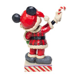 "Sale" Jim Shore x Disney Traditions - Santa Mickey with Candy Cane Figurine 6007068