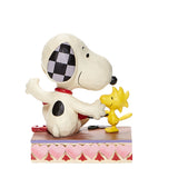 Jim Shore Peanuts - Snoopy with Hearts Garland Figurine 6007937