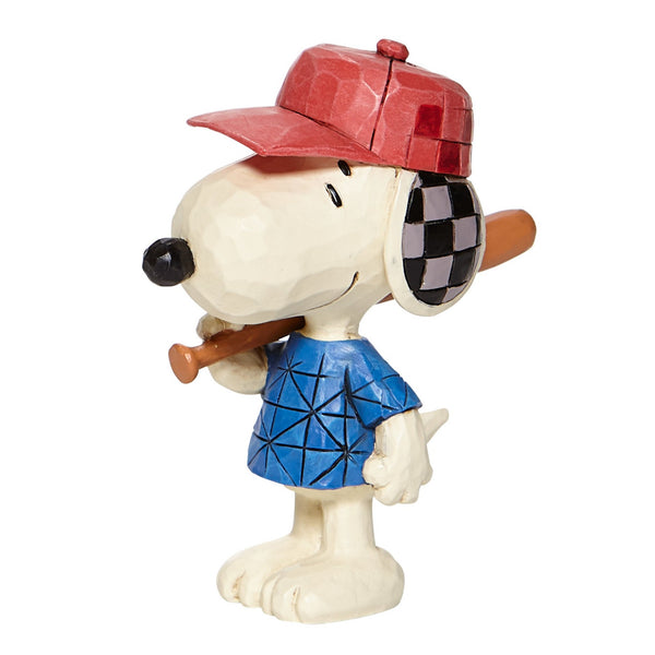 Jim Shore x Peanuts - Baseball Player Snoopy Dog Figurine 6007961