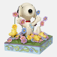 Jim Shore x Peanuts - Snoopy in Flowers Figurine 6007965
