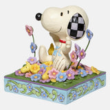 Jim Shore x Peanuts - Snoopy in Flowers Figurine 6007965