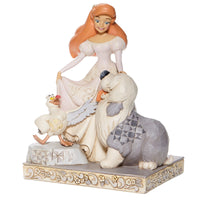 "Sale" Jim Shore Disney Traditions - White Woodland Ariel The Little Mermaid Figurine 6008066