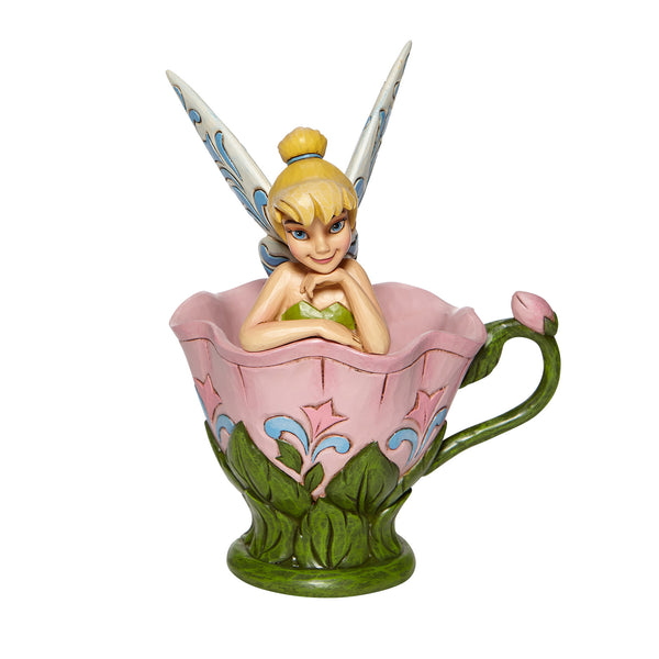 Jim Shore Disney Traditions - Tinkerbell Sitting in Flower Figurine 6008076