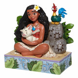 Jim Shore Disney Traditions - Moana with Pua & Hei Hei Figurine 6008078