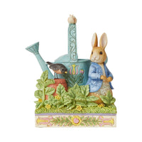 Jim Shore Beatrix Potter - Peter Rabbit with Watering Can Figurine 6008744