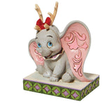 "Sale" Jim Shore Disney Traditions - Dumbo Reindeer Antlers Christmas Figurine 6008985