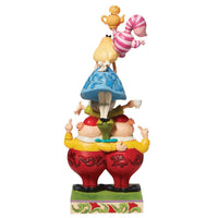 Jim Shore Disney Traditions - Alice in Wonderland Stacked Figurine 6008997