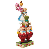 Jim Shore Disney Traditions - Alice in Wonderland Stacked Figurine 6008997