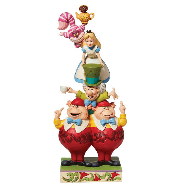 Jim Shore Disney Traditions - Alice in Wonderland Stacked Figurine 6008997
