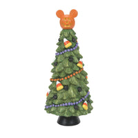 Village Disney Showcase - Mickey Mouse's Pumpkintown Manor Tree Figurine 6009782