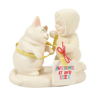 Snowbabies - Awesome At Any Size Fat Cat Porcelain Figurine 6009940