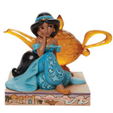 Jim Shore Disney Traditions - Jasmine & Genie Lamp Aladdin Figurine 6010097