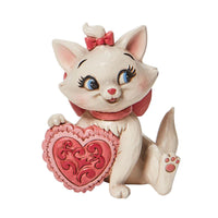 Jim Shore x Disney Traditions - Marie Cat Holding Heart Figurine 6010107