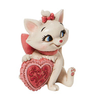 Jim Shore x Disney Traditions - Marie Cat Holding Heart Figurine 6010107