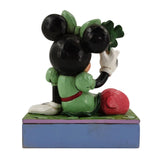 Jim Shore x Disney Traditions - Minnie Shamrock Clover Rainbow Lucky St. Patrick's Day Figurine 6010109