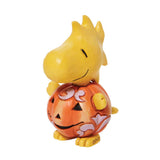 Jim Shore Peanuts - Woodstock Jack-O-Lantern Pumpkin Figurine 6010319