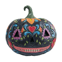 Jim Shore Heartwood Creek - Halloween Day of The Dead Pumpkin Figurine 6010669