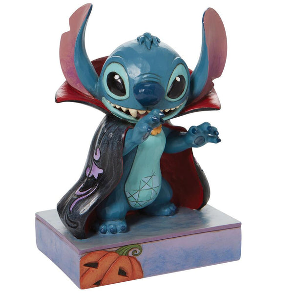 "Sale" Jim Shore Disney Traditions - Stitch Vampire Halloween Figurine 6010863