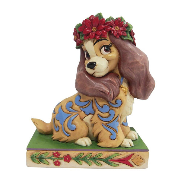 Jim Shore x Disney Traditions - Lady and The Tramp Christmas Dog Figurine 6010876