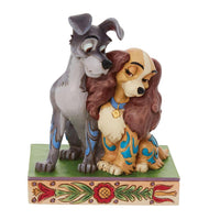 "Sale" Jim Shore Disney Traditions - Lady and The Tramp Puppy Dog Love Figurine 6010885