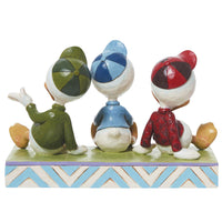 Jim Shore x Disney Traditions - Duck Tales Terrific Trio Huey Dewey Louie Sitting Figurine 6011933