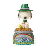 Jim Shore x Peanuts - Snoopy & Woodstock Pot of Gold St. Patrick's Day Figurine 6011945