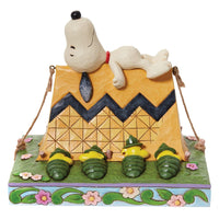 Jim Shore x Peanuts - Snoopy & Woodstock Restful Campers Figurine 6011952