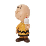 Jim Shore x Peanuts - Charlie Brown with Ice Cream Cone Figurine 6011957