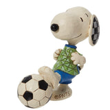 Jim Shore x Peanuts - Snoopy Soccer Player Dog Figurine 6011958