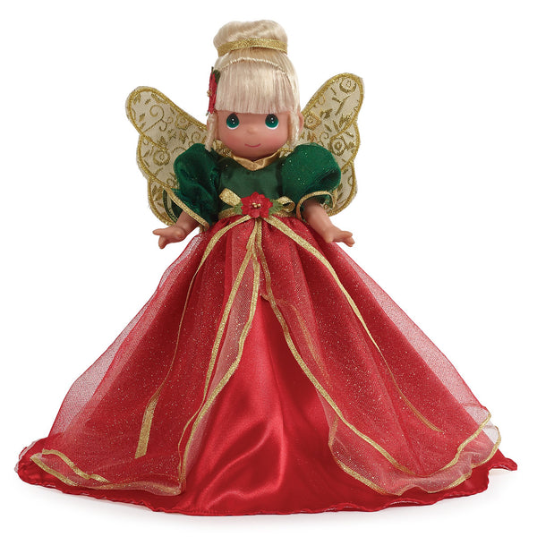 Precious Moments Doll Cone Tree Topper - Angels We Have Heard on High 6592