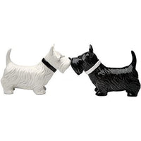 Salt & Pepper Shakers Set - Scottish Terrier & Westie Kissing Dog Figurine 8588