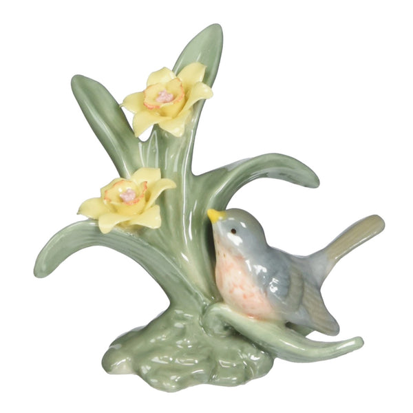 "Sale" Fine Porcelain Figurine - Robin with Daffodil 96444