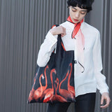 LOQI Tote Bag - Flamingos by National Geographic