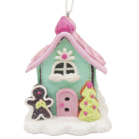 "Sale" December Diamonds - Christmas Cookie House Ornament 05165