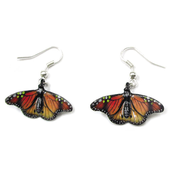 Little Critterz x Northern Rose - Monarch Butterfly Porcelain Earrings