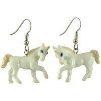 "Sale" Little Critterz x Northern Rose - Unicorn Porcelain Earrings